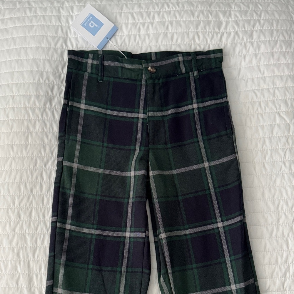 NWT! Bella Bliss Monroe Plaid Boy’s Trousers - Picture 2 of 4